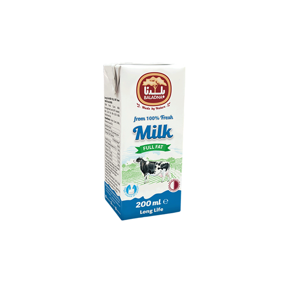 Baladna Long Life Milk 200ml x24's